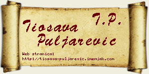 Tiosava Puljarević vizit kartica